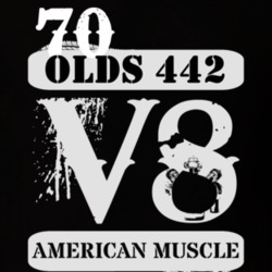 1970 OLDSMOBILE 442 American Muscle V8 Car Lover T Shirt