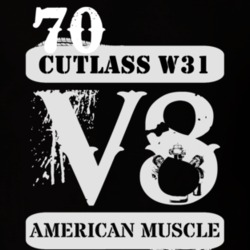 1970 OLDSMOBILE CUTLASS W31 American Muscle V8 Car Lover T Shirt