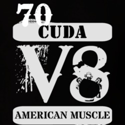 1970 PLYMOUTH BARRACUDA American Muscle V8 Car Lover T Shirt