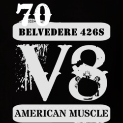 1970 PLYMOUTH BELVEDERE 426S American Muscle V8 Car Lover T Shirt