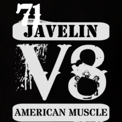 1971 AMC JAVELIN American Muscle V8 Car Lover T Shirt