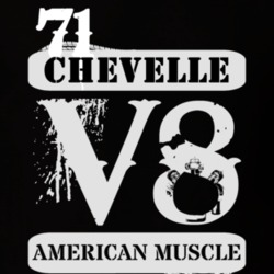 1971 CHEVELLE American Muscle V8 Car Lover T Shirt