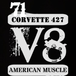 1971 CHEVROLET CORVETTE American Muscle V8 Car Lover T Shirt