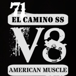 1971 CHEVROLET EL CAMINO SS American Muscle V8 Car Lover T Shirt