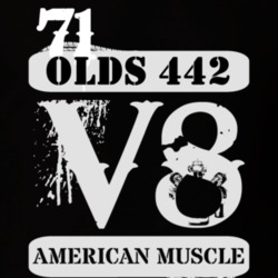 1971 OLDSMOBILE 442 American Muscle V8 Car Lover T Shirt