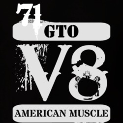 1971 PONTIAC GTO American Muscle V8 Car Lover T Shirt