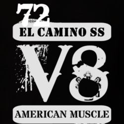 1972 CHEVROLET EL CAMINO SS American Muscle V8 Car Lover T Shirt
