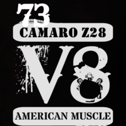 1973 CHEVY CAMARO Z28 American Muscle V8 Car Lover T Shirt