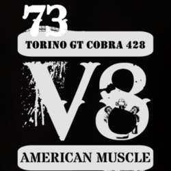 1973  TORINO COBRA 428 American Muscle V8 Car Lover T Shirt