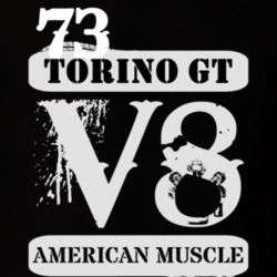 1973  TORINO GT American Muscle V8 Car Lover T Shirt