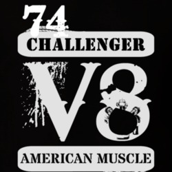 1974 DODGE CHALLENGER American Muscle V8 Car Lover T Shirt