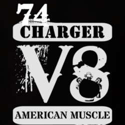1974 DODGE CHARGER American Muscle V8 Car Lover T Shirt