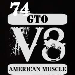 1974 PONTIAC GTO American Muscle V8 Car Lover T Shirt