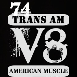 1974 PONTIAC TRANS AM American Muscle V8 Car Lover T Shirt