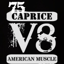1975 CHEVY CAPRICE American Muscle V8 Car Lover T Shirt