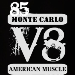 1985 CHEVROLET MONTE CARLO American Muscle V8 Car Lover T Shirt