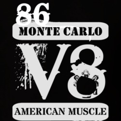 1986 CHEVROLET MONTE CARLO American Muscle V8 Car Lover T Shirt