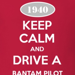 Keep Calm and Drive A 1940 Bantam Pilot Funny Jeep T Shirt