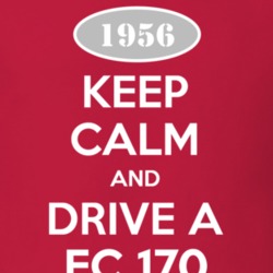 Keep Calm and Drive A 1956 FC 170 Funny Jeep T Shirt
