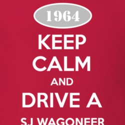 Keep Calm and Drive A 1964 SJ Wagoneer Funny Jeep T Shirt