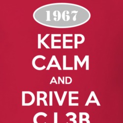 Keep Calm and Drive A 1967 CJ 3B Funny Jeep T Shirt