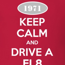 Keep Calm and Drive A 1971 FJ 8 Funny Jeep T Shirt