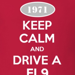 Keep Calm and Drive A 1971 FJ 9 Funny Jeep T Shirt