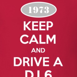 Keep Calm and Drive A 1973 DJ 6 Funny Jeep T Shirt