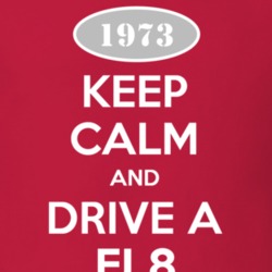 Keep Calm and Drive A 1973 FJ 8 Funny Jeep T Shirt