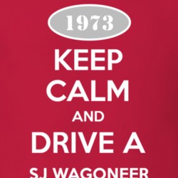 Keep Calm and Drive A 1973 SJ Wagoneer Funny Jeep T Shirt