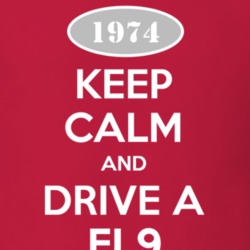 Keep Calm and Drive A 1974 FJ 9 Funny Jeep T Shirt
