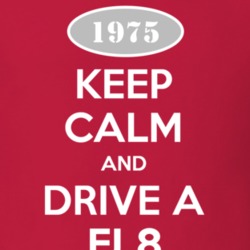 Keep Calm and Drive A 1975 FJ 8 Funny Jeep T Shirt