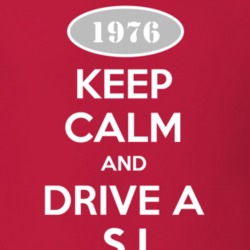 Keep Calm and Drive A 1976 SJ Funny Jeep T Shirt