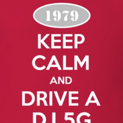 Keep Calm and Drive A 1979 DJ 5G Funny Jeep T Shirt
