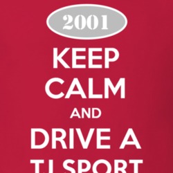Keep Calm and Drive A 2001 TJ Sport Funny Jeep T Shirt