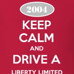 Keep Calm and Drive A 2004 Liberty Limited Funny Jeep T Shirt