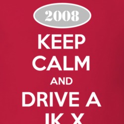 Keep Calm and Drive A 2008 JK X Funny Jeep T Shirt