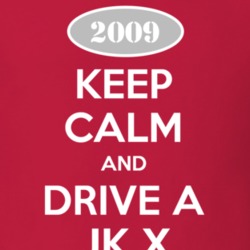 Keep Calm and Drive A 2009 JK X Funny Jeep T Shirt
