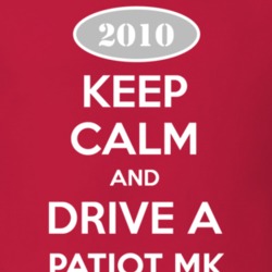 Keep Calm and Drive A 2010 Patiot MK Funny Jeep T Shirt