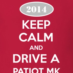 Keep Calm and Drive A 2014 Patiot MK Funny Jeep T Shirt