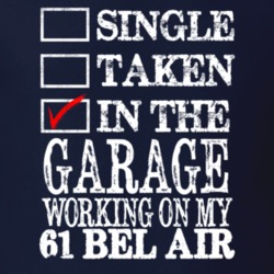 Single Taken In The Garage Working On My 1961 CHEVY BEL AIR Muscle Car