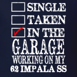 Single Taken In The Garage Working On My 1962 CHEVY IMPALA SS Muscle C