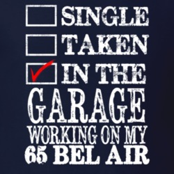 Single Taken In The Garage Working On My 1965 CHEVY BEL AIR Muscle Car