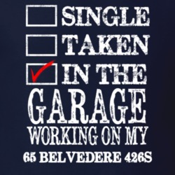 Single Taken In The Garage Working On My 1965 PLYMOUTH BELVEDERE 426S 