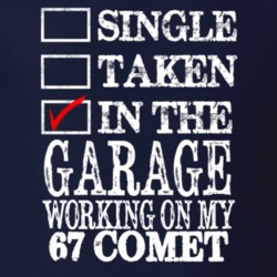 Single Taken In The Garage Working On My 1967 MERCURY COMET Muscle Car