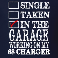 Single Taken In The Garage Working On My 1968 DODGE CHARGER Muscle Car