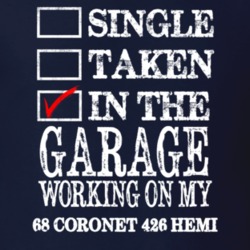 Single Taken In The Garage Working On My 1968 DODGE CORONET 426 HEMI M