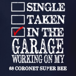 Single Taken In The Garage Working On My 1968 DODGE CORONET SUPER BEE 