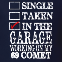 Single Taken In The Garage Working On My 1969 MERCURY COMET Muscle Car