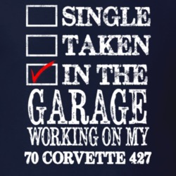 Single Taken In The Garage Working On My 1970 CHEVROLET CORVETTE Muscl